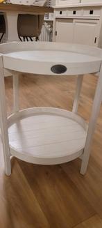 Bijzettafel Riverdale, Huis en Inrichting, Minder dan 55 cm, Rond, Ophalen of Verzenden, Zo goed als nieuw