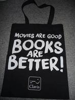Tote bag linnen tas Books are Better, Nieuw