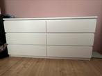 Ikea ladekast met glasplaat, Ophalen, 50 tot 100 cm, 3 of 4 laden, Minder dan 100 cm
