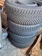 WİNTER BANDEN 215-55-16 VELG,NOG 2xGOEDE BANDEN,, Ophalen of Verzenden, Zo goed als nieuw