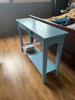 Nette, geverfde haltafel / sidetable, Gebruikt, 100 tot 150 cm, Ophalen of Verzenden, Overige houtsoorten