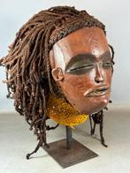 251238 Oud Afrikaans Chokwe Mwana Pwo Luena masker, Ophalen of Verzenden