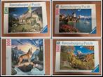 4 Ravensburger puzzels, Ophalen of Verzenden, 500 t/m 1500 stukjes, Zo goed als nieuw, Legpuzzel