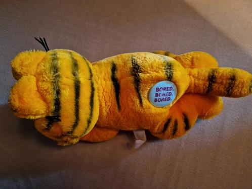1981 garfield knuffel plush pluche bored dakin vintage retro, Verzamelen, Film en Tv, Zo goed als nieuw, Actiefiguur of Pop, Ophalen of Verzenden