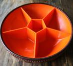 Vintage snackschaal Emsa jaren 70 seventies oranje retro, Ophalen of Verzenden, Huis en Inrichting