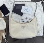 Prada Re-edition 2005 Handtas, Sieraden, Tassen en Uiterlijk, Tassen | Damestassen, Ophalen of Verzenden, Zo goed als nieuw, Wit