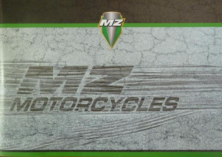 Folder MZ Motorcycles 2005, Motoren, Handleidingen en Instructieboekjes, Overige merken, Ophalen of Verzenden