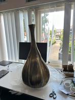 Vaas goud/zwart, Huis en Inrichting, Woonaccessoires | Vazen, Ophalen, Zo goed als nieuw, Zwart, Minder dan 50 cm