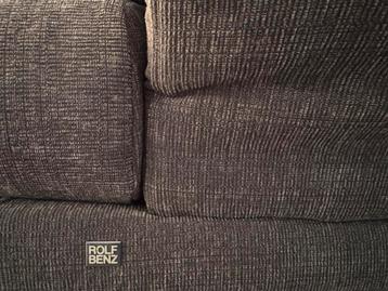 Rolf Benz 2,5-zitsbank met hocker beschikbaar voor biedingen