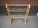 Klassiek origineel Engels houten handdoekenrek VINTAGE, Tuin en Terras, Droogmolens en Wasrekken, Ophalen, Gebruikt, Wasrek