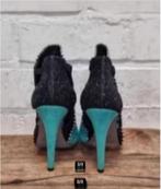 Aperlai - Prachtige leren laarsjes maat 39 - Nieuw €539, Aperlai, Zwart, Lage of Enkellaarzen, Nieuw