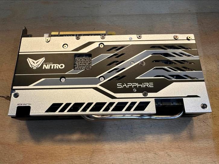 Sapphire Nitro RX580 4GB VGA Radeon GDDR5 Dual HDMI/DVI-D, Computers en Software, Videokaarten, Zo goed als nieuw, PCI-Express 3.0