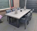 Prachtige Z.G.A.N. allweather tuinset Life twv ruim €2600,-, Tuin en Terras, Ophalen, 6 zitplaatsen, Aluminium, Zo goed als nieuw