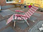Robuuste lichtgewicht Lallemand 6 standen relaxstoel, Ophalen, Gebruikt, Campingstoel