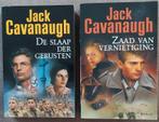 Jack Cavanaugh: Slaap der gerusten en Zaad van vernietiging, Boeken, Romans, Ophalen of Verzenden, Zo goed als nieuw
