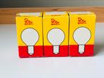 Vintage 3x werked getest Pope gloeilampen kleur rood e14, Antiek en Kunst, Ophalen of Verzenden