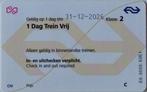Treinkaart NS (OV-chipkaart), héle dag geldig!, Tickets en Kaartjes, Eén persoon, Trein, Nederland, Algemeen kaartje