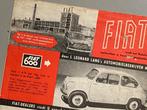 FIAT documentatie jaren ’50 (600/1100/1400/1900), Boeken, Ophalen of Verzenden, Gelezen, Overige merken