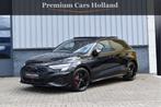 Audi A3 Sportback 45 TFSI e S-Line Competition Black Ed Pano, Gebruikt, 4 cilinders, Leder en Stof, Zwart