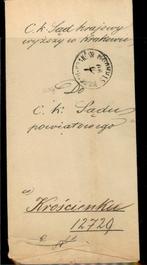 Polen - Krakowic - Kroscienku - 1890, Postzegels en Munten, Brieven en Enveloppen | Buitenland, Ophalen of Verzenden, Brief
