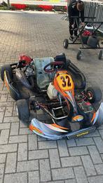 Crg kart schakel, schakelkart. 125cc honda crossblok, Sport en Fitness, Karting, Ophalen of Verzenden, Gebruikt, Kart
