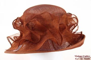 Dameshoed Complit by Marisa oranjebruin sisal 57-59 nieuw  beschikbaar voor biedingen