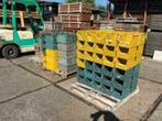 Gekleurde zinken en stalen bakken ter decoratie of opslag., Huis en Inrichting, Woonaccessoires | Kisten, Ophalen of Verzenden