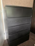 Ikea malm ladekasten zwart, Huis en Inrichting, Kasten | Ladekasten, Ophalen, Gebruikt, 50 tot 100 cm, Minder dan 100 cm