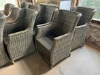 Fonteyn Rotan/Wicker tuinstoelen, Ophalen, Gebruikt, Bijzettafel, Meer dan 8 zitplaatsen