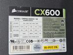 Corsair 600w max voeding psu power supply cx600 cmpsu-600cx, Ophalen of Verzenden, Gebruikt