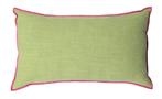 HKliving Mansion sierkussen 30 x 50 cm, Huis en Inrichting, Ophalen of Verzenden, Zo goed als nieuw, Groen, Rechthoekig