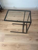 Glazen Laptop Tafeltje - Modern Design, Huis en Inrichting, Ophalen, Minder dan 45 cm, Minder dan 55 cm, Rechthoekig