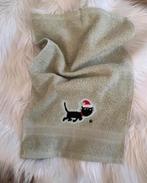 Groen Gastendoekje Kerstsfeer 30x50, Huis en Inrichting, Badkamer | Badtextiel en Accessoires, Ophalen of Verzenden, Nieuw, Groen