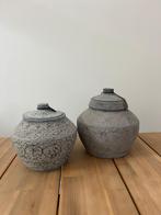 Be Uniq Nepal serie set van 2 decoratieve kruikjes, Huis en Inrichting, Ophalen, Overige kleuren, Aardewerk of Porselein, Zo goed als nieuw