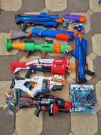 Grote set Nerf speelgoed geweren 9 stuks met munitie, Kinderen en Baby's, Speelgoed | Buiten | Actiespeelgoed, Ophalen, Gebruikt