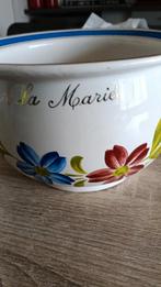 Oude Digoin Sarreguemines aardewerk pot, Ophalen of Verzenden