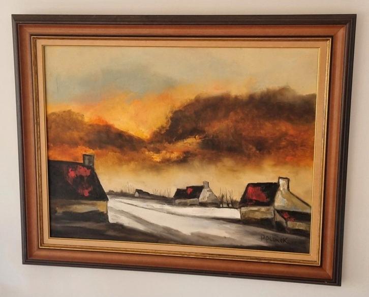 Paul Permeke (1918-1990) / Landschap, Antiek en Kunst, Kunst | Schilderijen | Klassiek, Ophalen of Verzenden