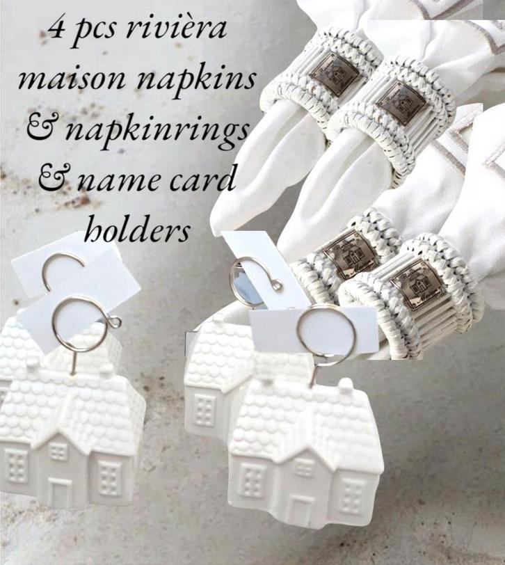 12 delig rivièra maison dek tafel set, Huis en Inrichting, Keuken | Textiel, Nieuw, Ophalen of Verzenden