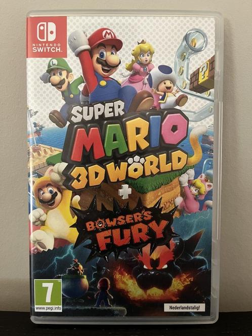 Super Mario 3D World + Bowser's Fury - Nintendo Switch, Spelcomputers en Games, Games | Nintendo Switch, Zo goed als nieuw, Avontuur en Actie