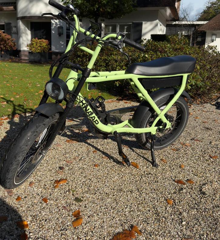 KNAAP AMS lime green fatbike, Fietsen en Brommers, Elektrische fietsen, Zo goed als nieuw, Overige merken, 59 cm of meer, 50 km per accu of meer