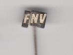 Zilver FNV Vakbond speldje, Gebruikt, Niet vindbaar, Niet vindbaar, Speldje of Pin