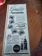 Advertentie Coca Cola gratis toverplaatjes 2 1958, Ophalen of Verzenden, Zo goed als nieuw, Overige typen