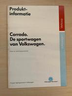 Volkswagen Corrado Produktinformatie brochure folder, Boeken, Ophalen of Verzenden, Gelezen, Volkswagen