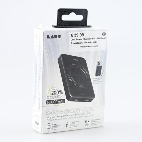 Laut Power Charge Flexi 10.000mAh Powerbank | Nieuw in seal, Audio, Tv en Foto, Opladers, Zo goed als nieuw