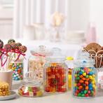 Voorraadpotten 5 stuks 1000 ml / pot / glas / met deksel, Duitsland, Pot, Bus of Blik, Nieuw, Ophalen of Verzenden