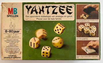 YAHTZEE van MB met nieuw scoreblok COMPLEET beschikbaar voor biedingen