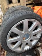 Aluminium velgen met winterbanden audi 17 inch 215/40, Auto-onderdelen, Banden en Velgen, Ophalen, 18 inch, Winterbanden, 235 mm