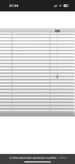 luxaflex aluminium, Huis en Inrichting, Ophalen, Zo goed als nieuw, 50 tot 100 cm, 150 tot 200 cm