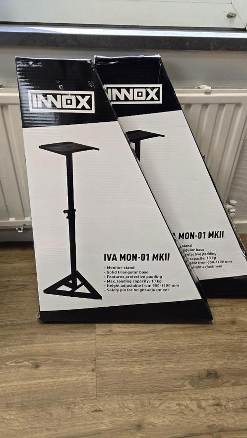 Innox IVA MON-01 MKII studio monitor statief (nieuw), Muziek en Instrumenten, Standaards, Nieuw, Muziekstandaard, Speaker, Ophalen