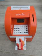 ING pinniemaat spaarpot, Ophalen of Verzenden, Gebruikt, Kunststof, Object of Gebouw